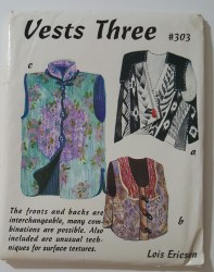 303 VESTS THREE VERSATILE VEST MIX N MATCH PATTERN UNCUT XS-XL 4-22